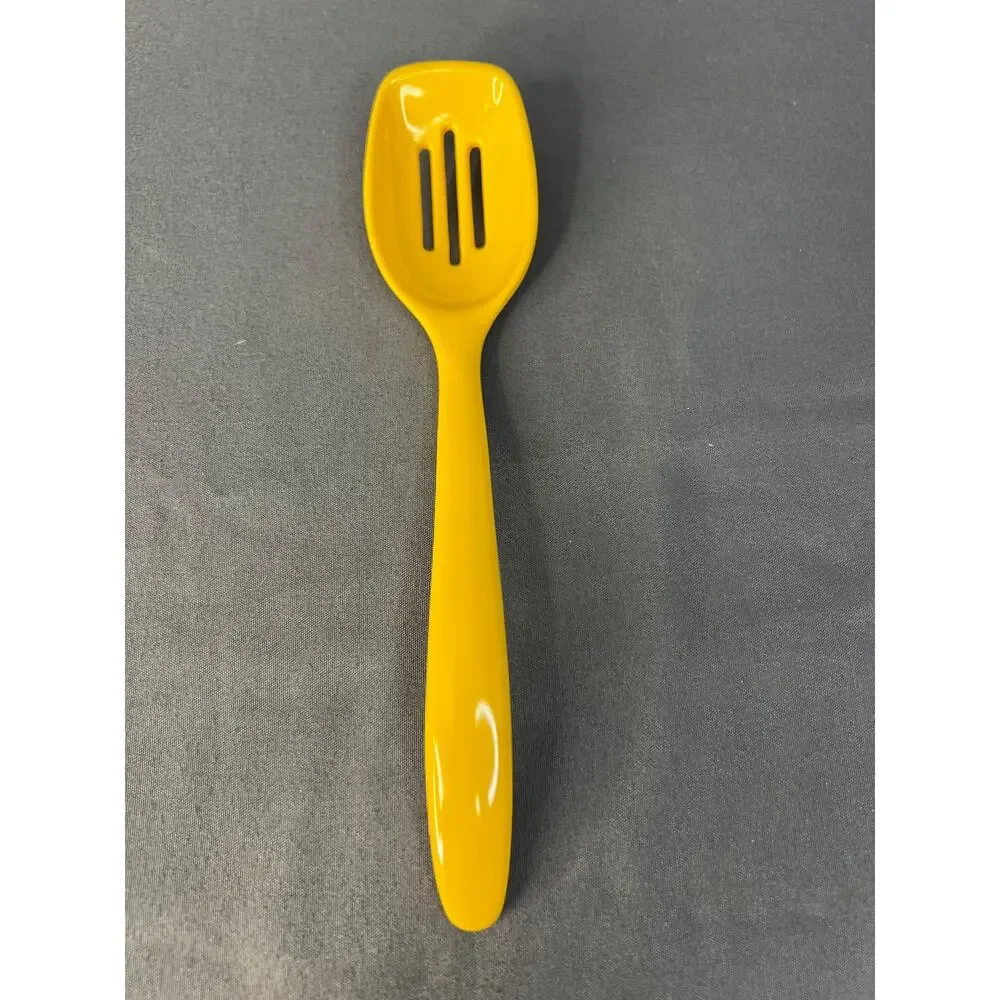 Vintage Hutzler No 516 Slotted Spoons Red Yellow Set of 4 7